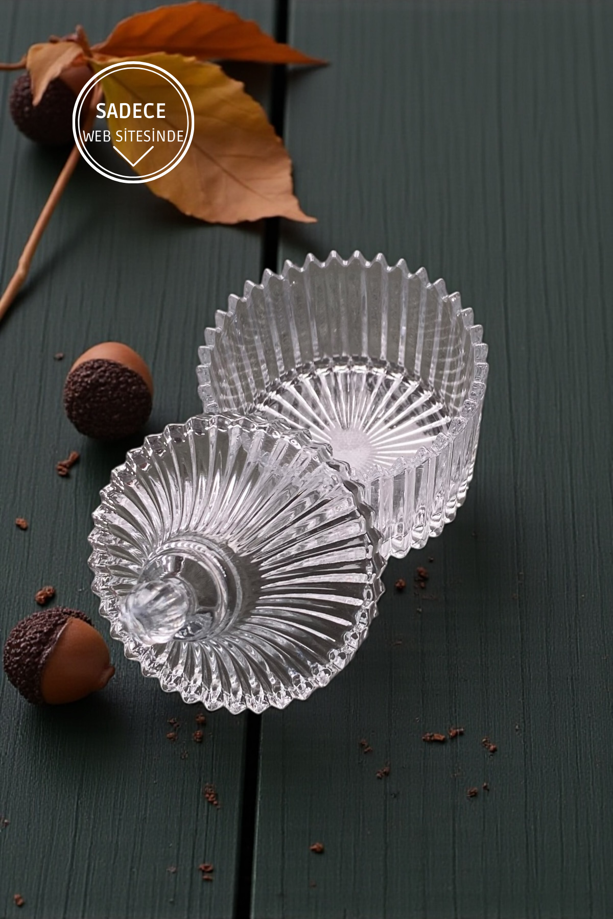 Mini Cam Kapaklı Lokumluk-85 ML