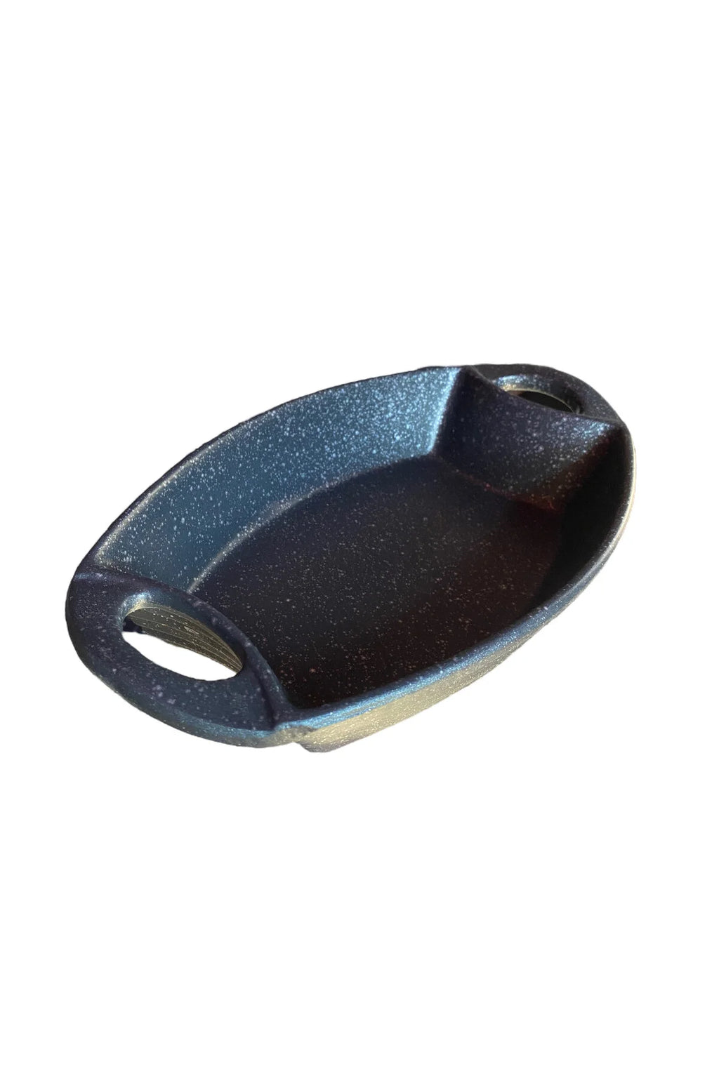 Oval Fırın Kabı Dış Döküm Iç Seramik-Siyah
