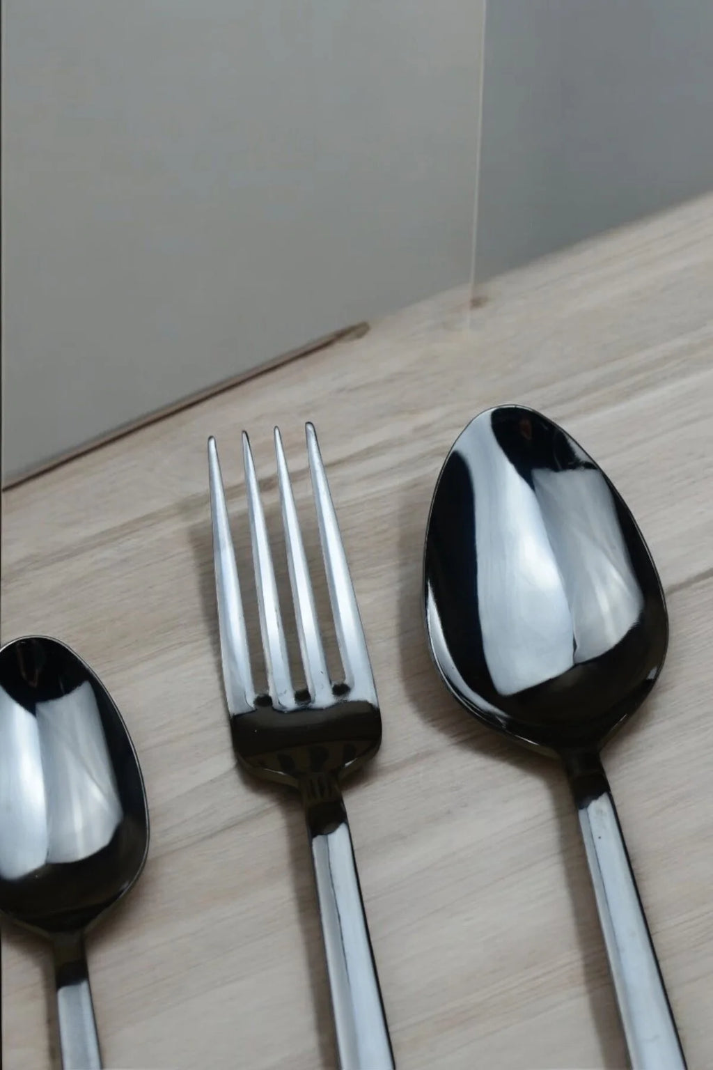 30 Parça 6 Kişilik Çatal&Kaşık Takımı-Düz Model