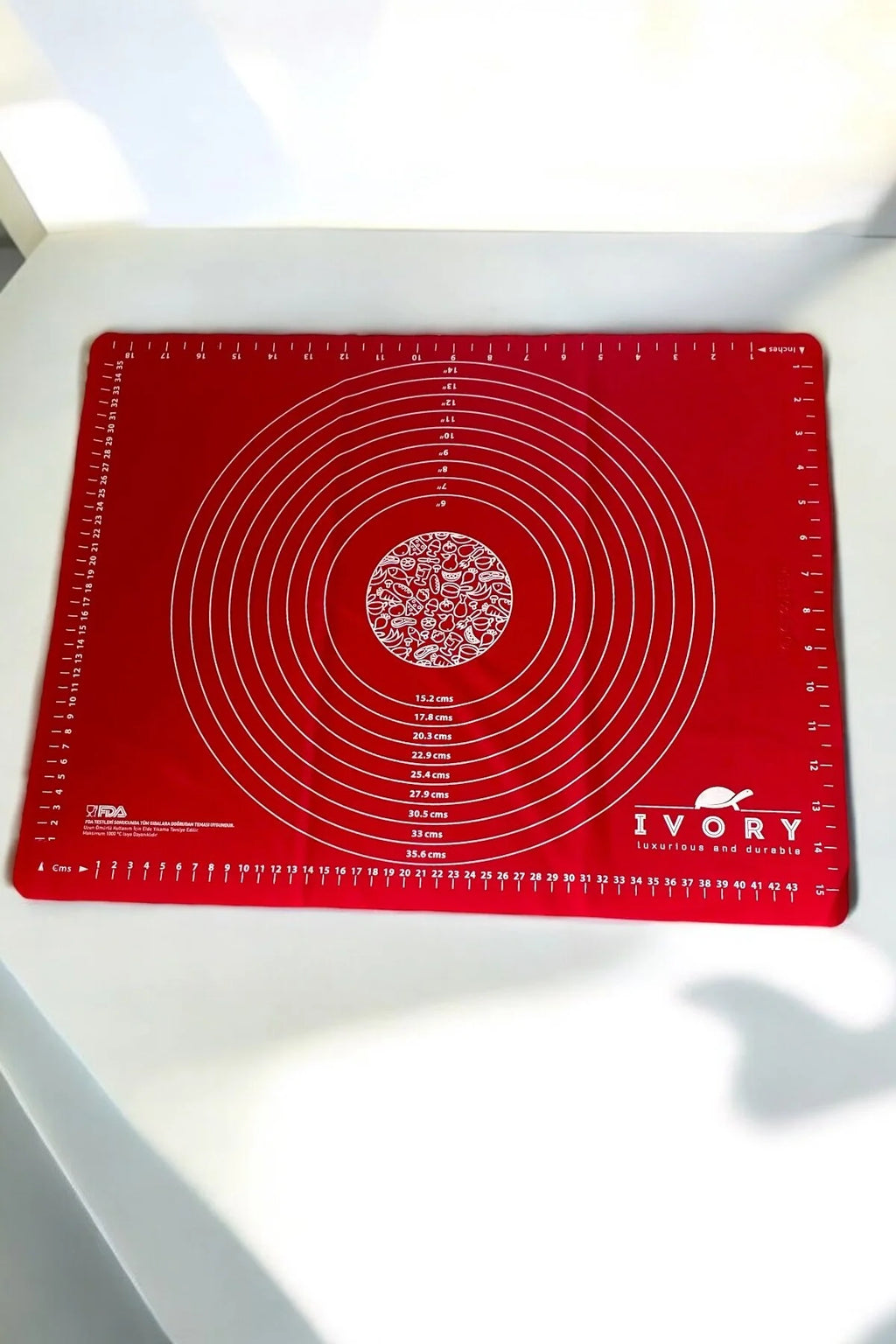 Silikon Hamur Açma Matı-45 35Cm- Karışık Gönderim