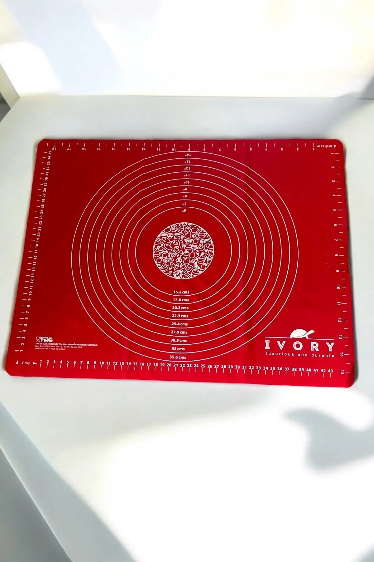 Silikon Hamur Açma Matı-45 35Cm- Karışık Gönderim