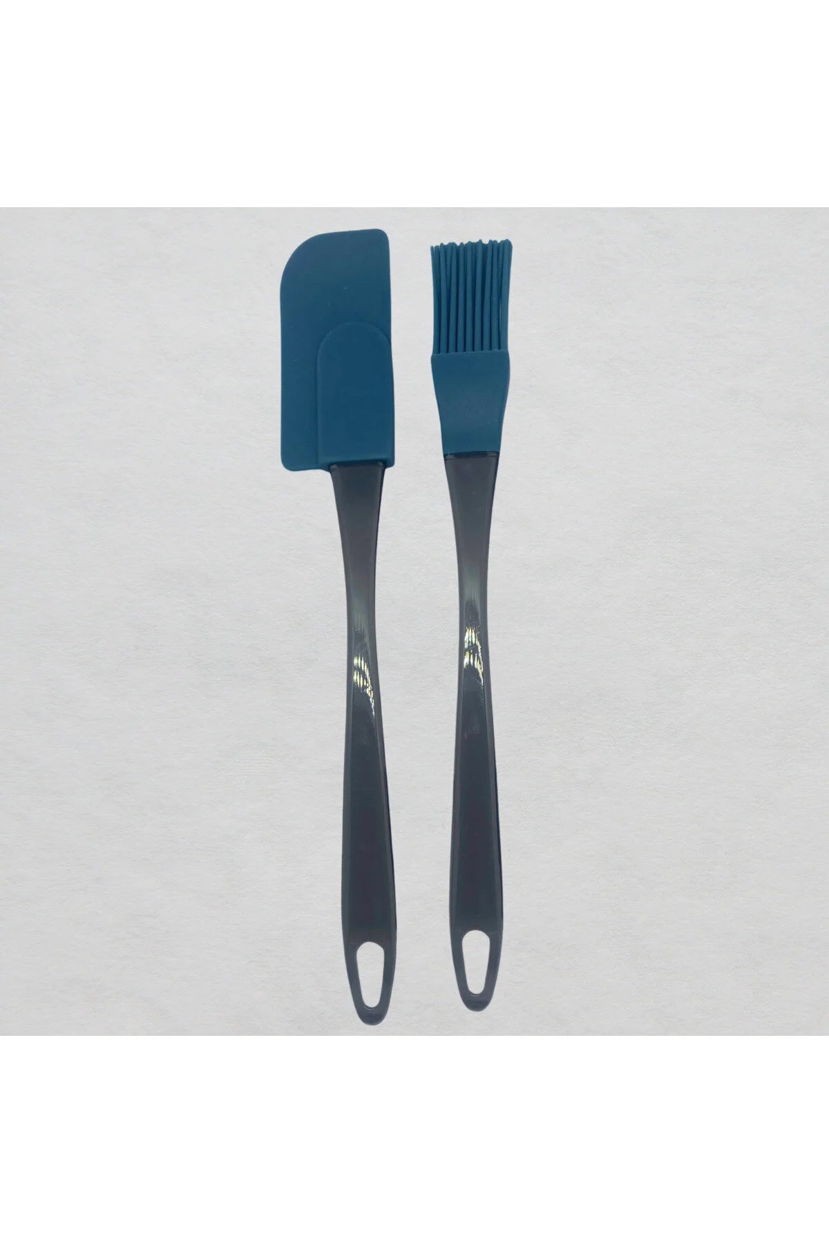 3 Lü Set Soyacak/Yumurta Fırçası/ Sıyırma Spatulası- Çam Yeşili Renkli