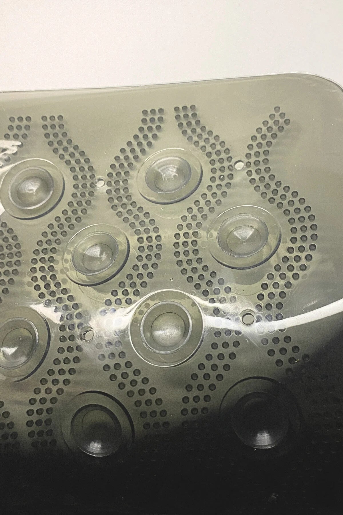 Silikon Vakumlu Kaydırmaz Banyo Paspası-Antrasit