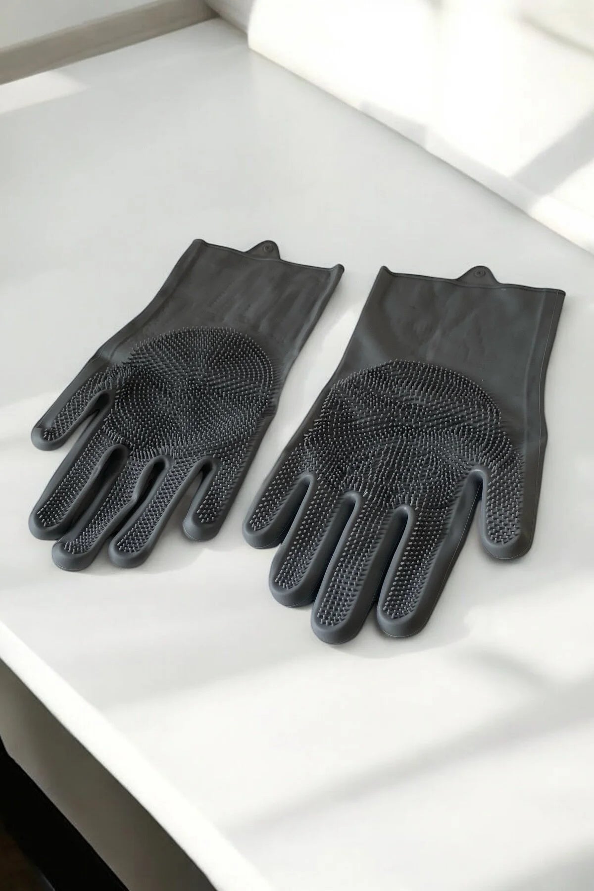 2 Adet Tırtıklı Silikon Bulaşık Eldiveni- Karışık Gönderim