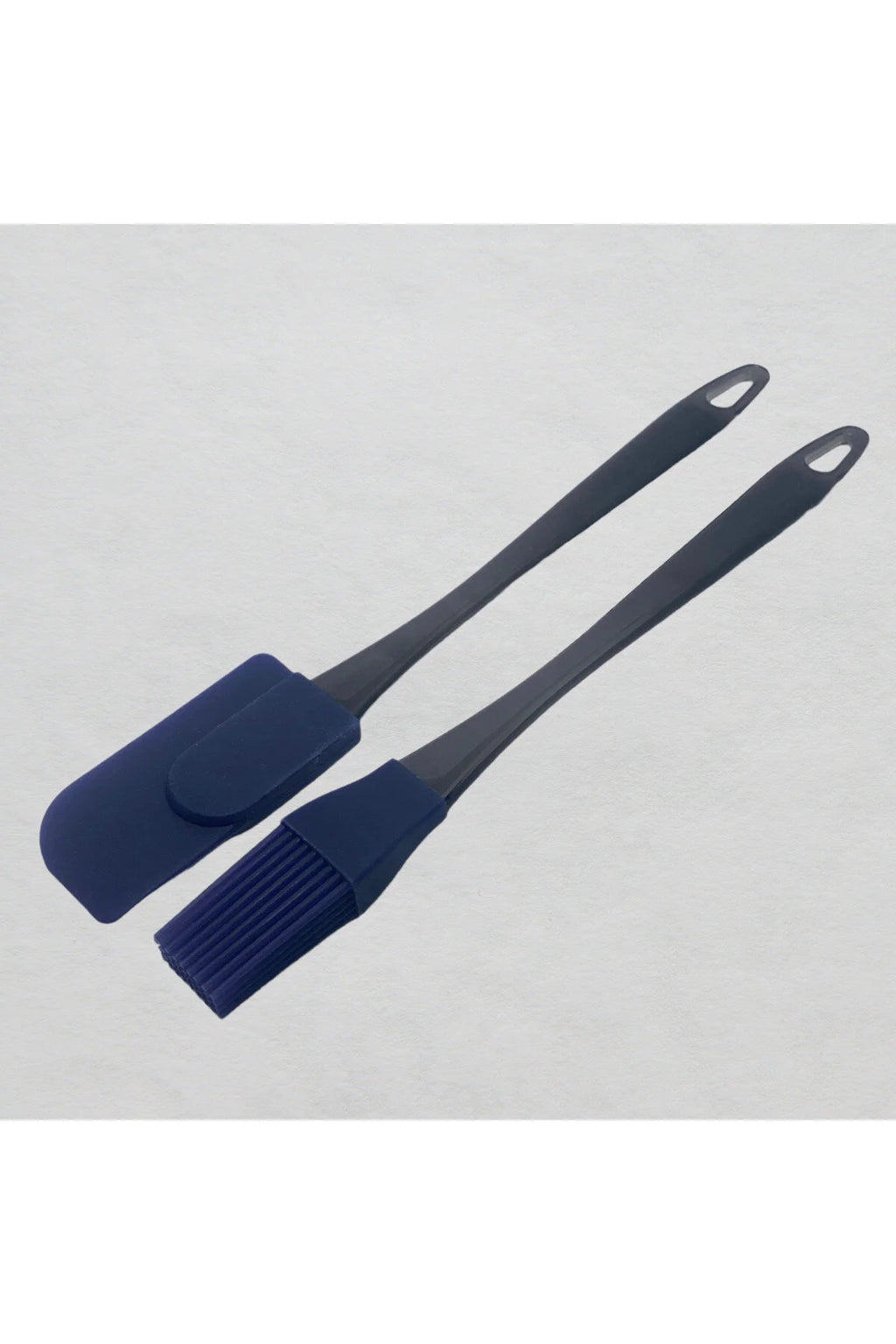 3 Lü Set Soyacak/Yumurta Fırçası/ Sıyırma Spatulası- Lacivert Renkli