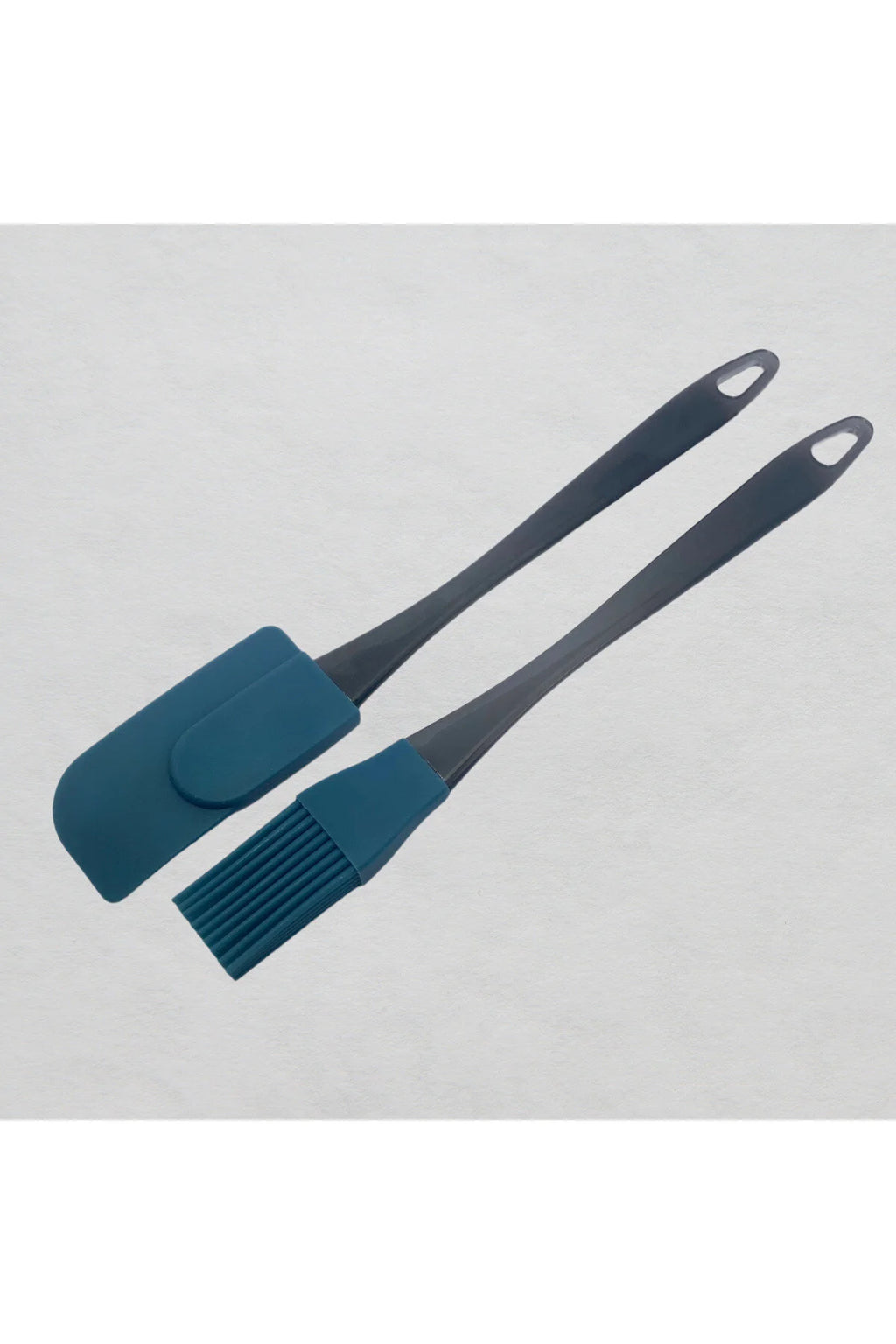3 Lü Set Soyacak/Yumurta Fırçası/ Sıyırma Spatulası- Çam Yeşili Renkli