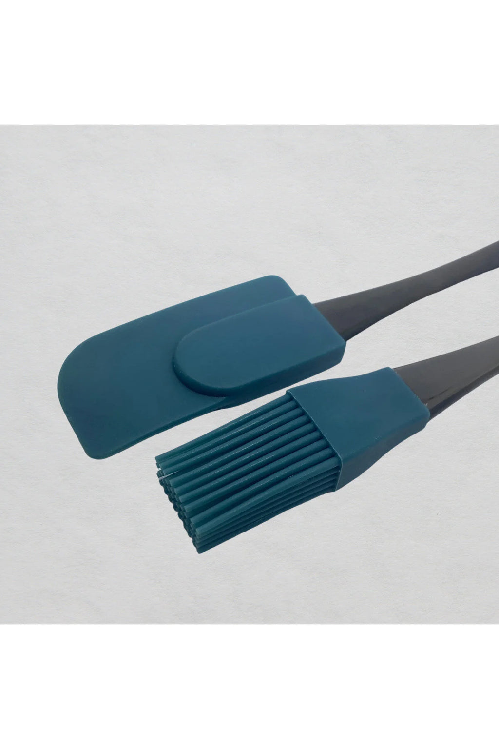 3 Lü Set Soyacak/Yumurta Fırçası/ Sıyırma Spatulası- Çam Yeşili Renkli