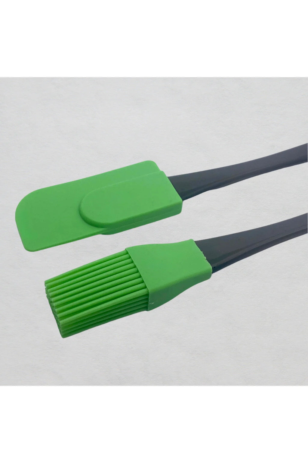 3 Lü Set Soyacak/Yumurta Fırçası/ Sıyırma Spatulası- Açık Yeşil Renkli