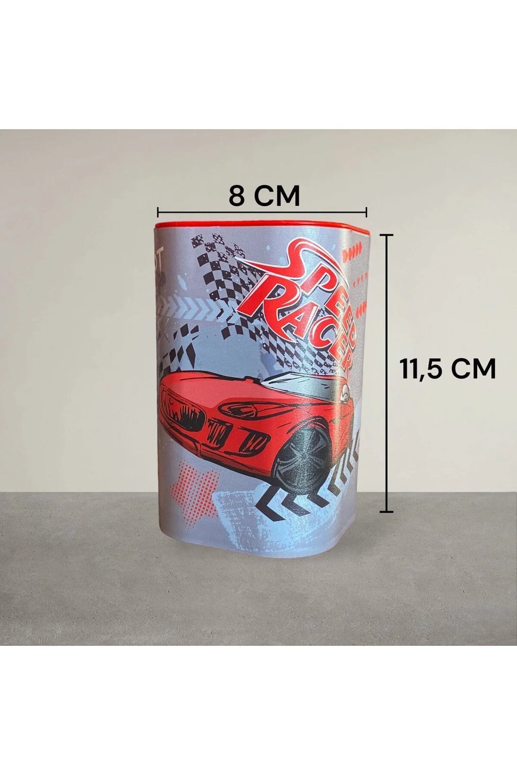 Kırmızı Sert Plastik Kumbara/ Kapağı Açılabilen Kumbara- Boy 11,5 Cm