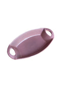 Oval Fırın Kabı Dış Döküm Iç Seramik-Pembe