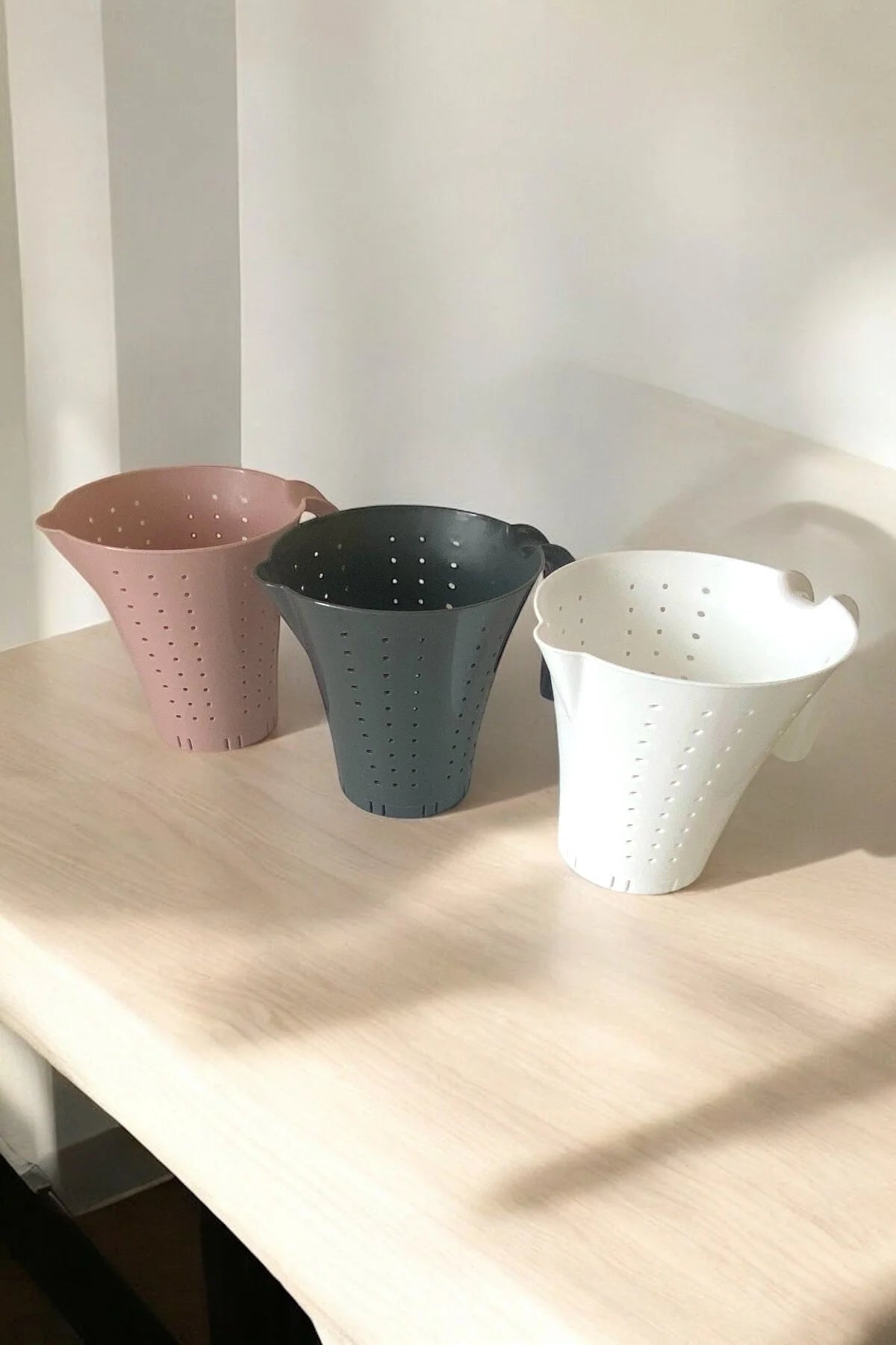 Pirinç Süzgeci-Boyu:13Cm,Çapı 12,5 CM Karışık Gönderim