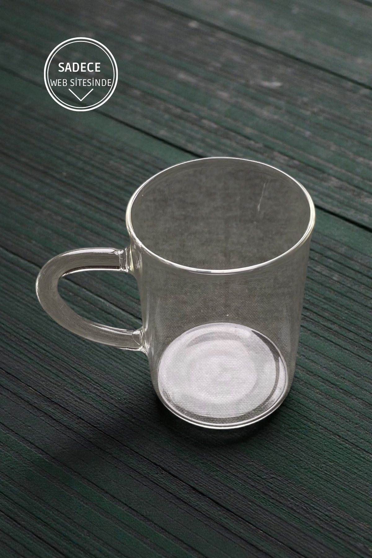 1 Adet Borosilikat Cam Bardak-200 ML