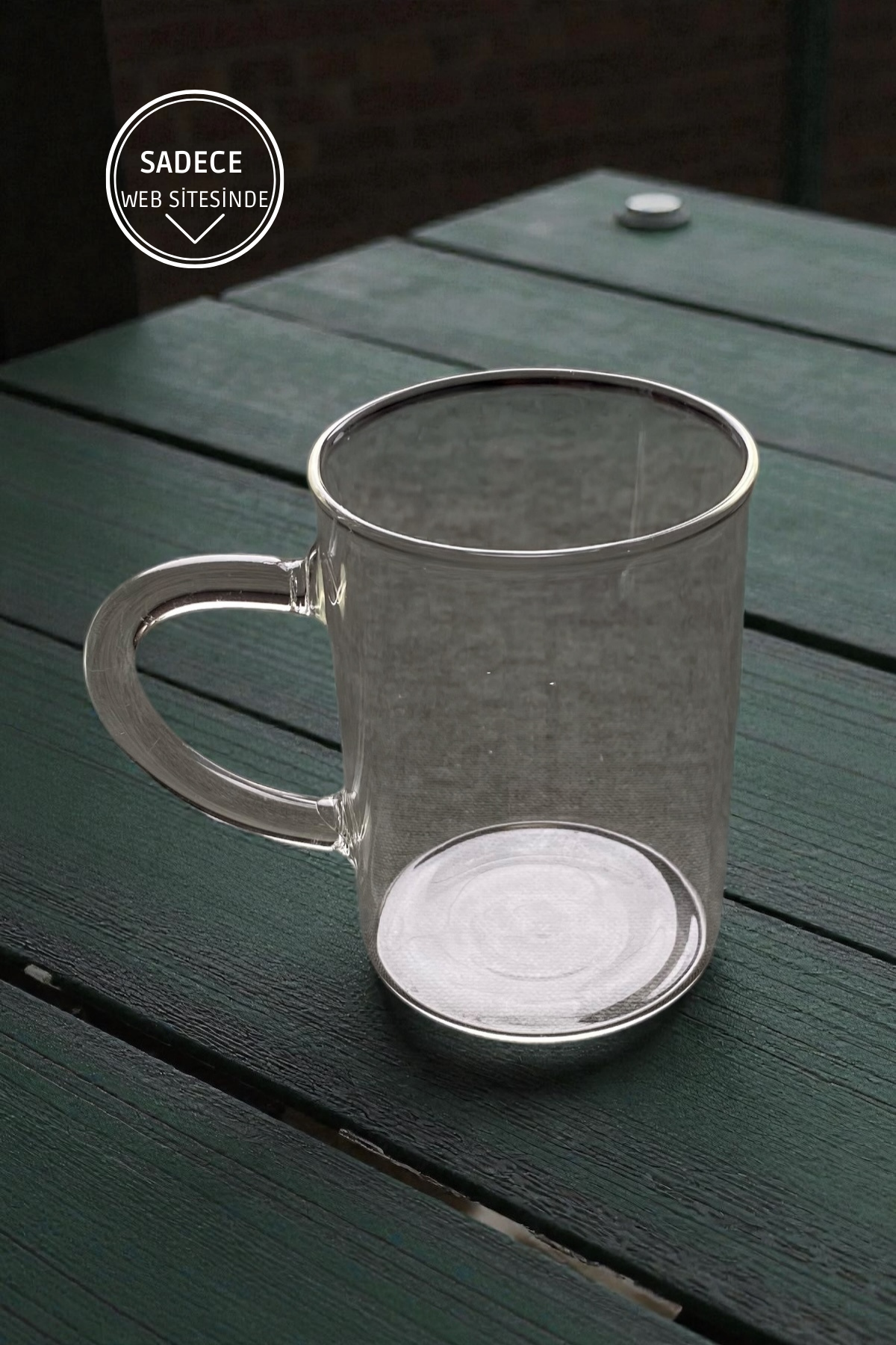 1 Adet Borosilikat Cam Bardak-200 ML