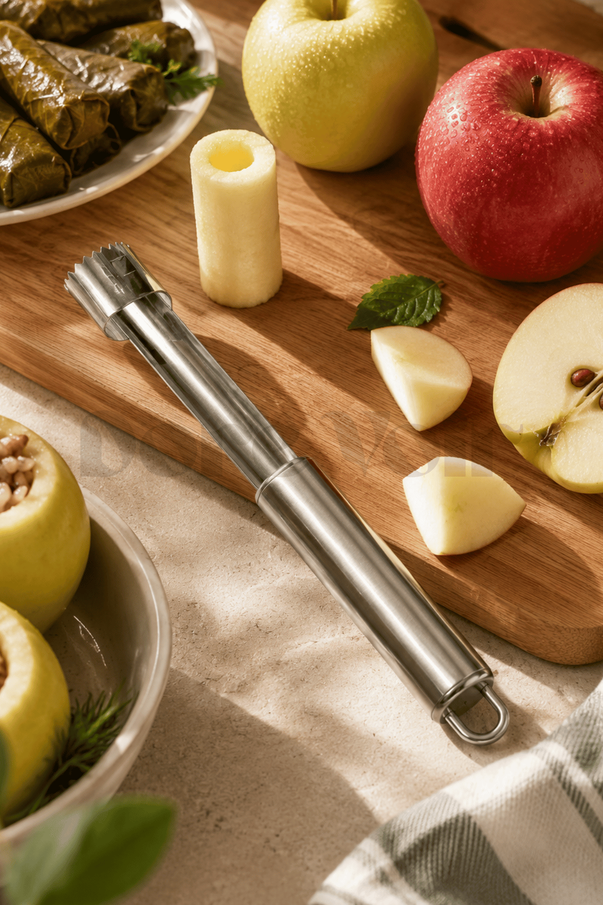 Dolmalık Oyucu ve Çekirdek Çıkartıcı Paslanmaz Çelik 21,5 Cm