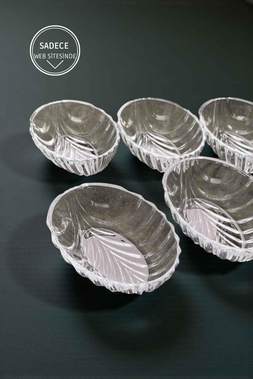 6 Adet Cam Çerezlik&Kahvaltılık Kase - 175ML