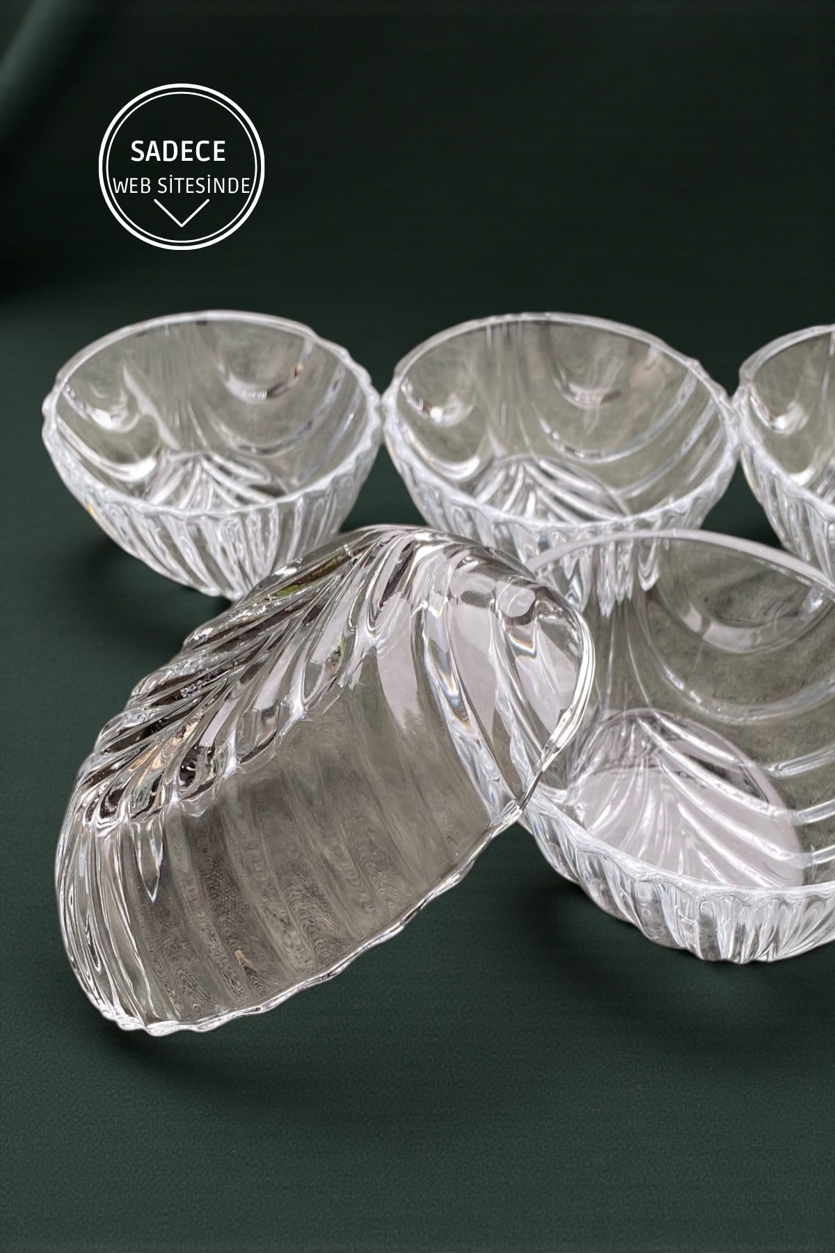 6 Adet Cam Çerezlik&Kahvaltılık Kase - 175ML