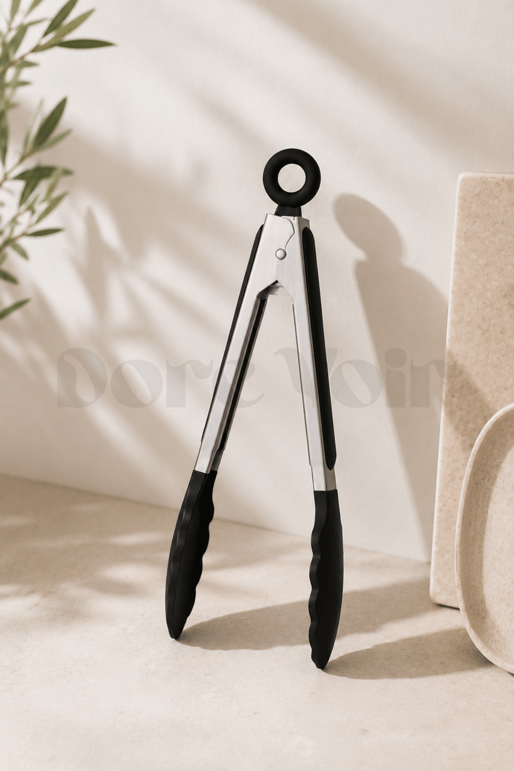 Silikon Servis Yemek Maşası - 23Cm
