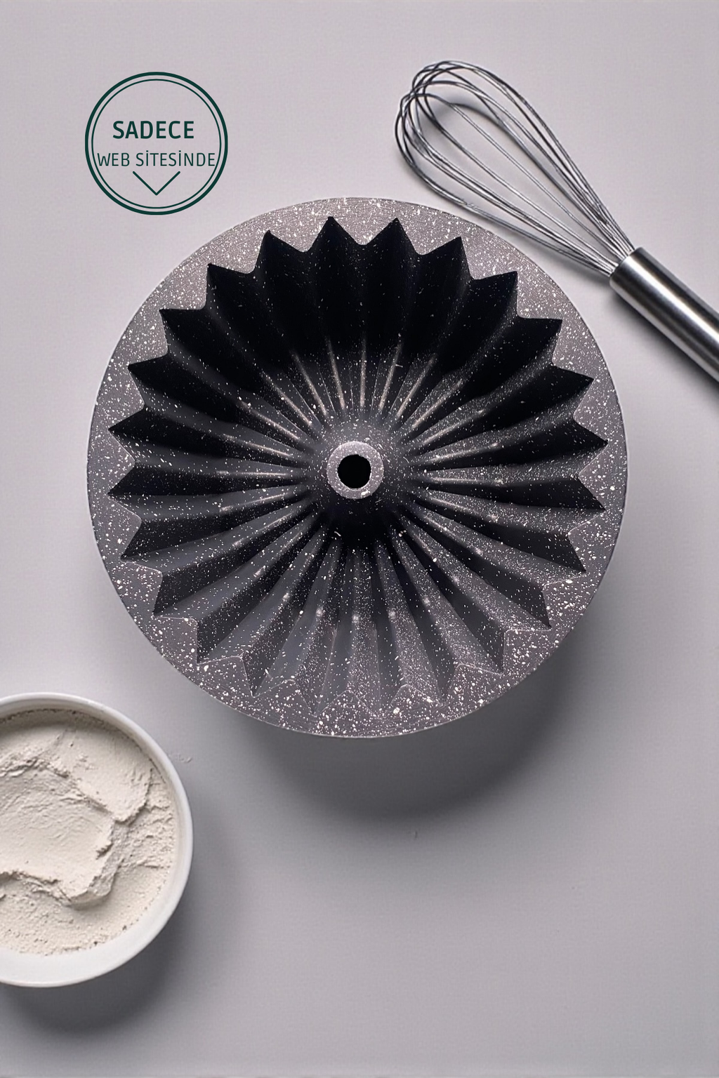 Döküm Yıldız Model Dilimli Kek Kalıbı-24 CM