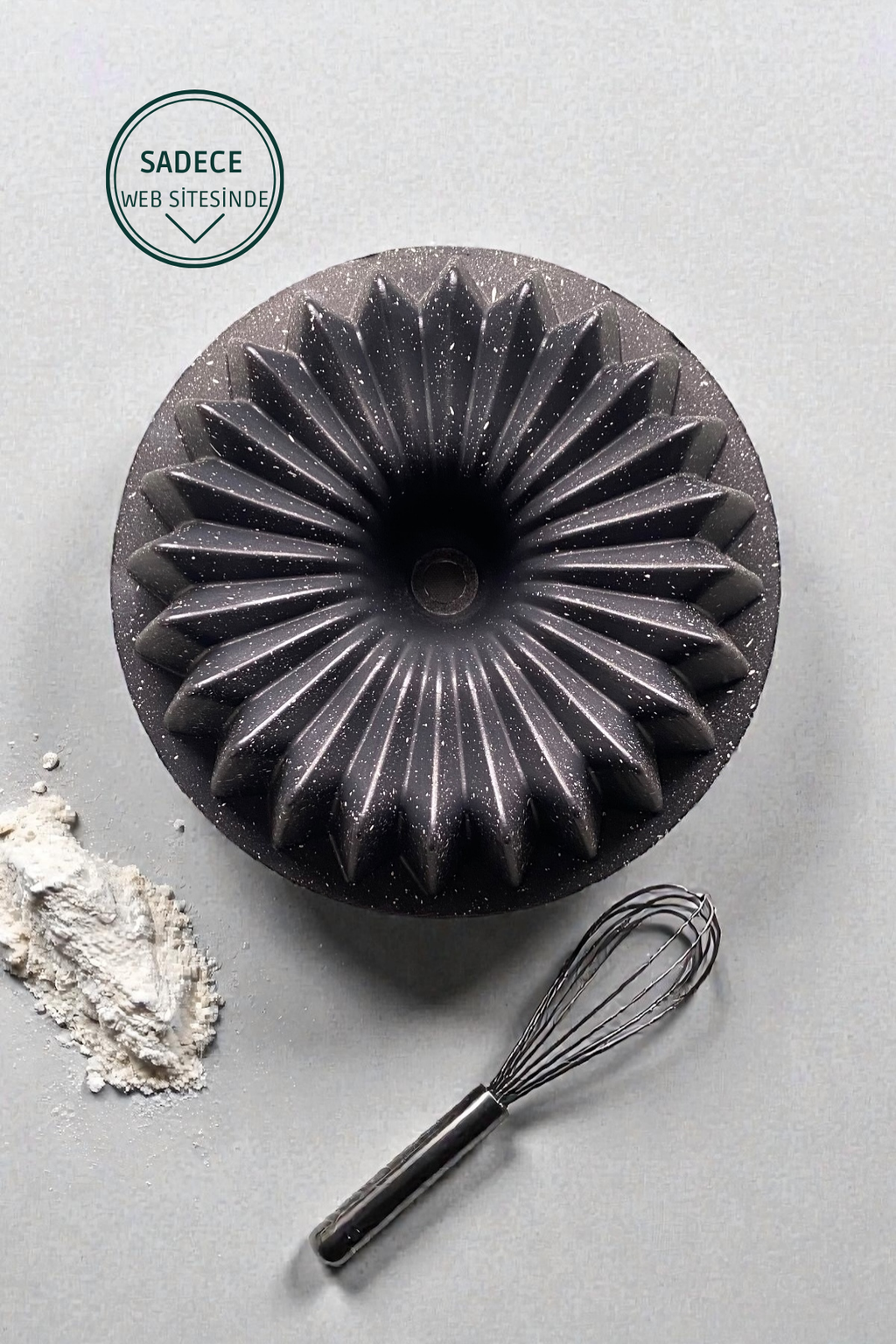 Döküm Yıldız Model Dilimli Kek Kalıbı-24 CM