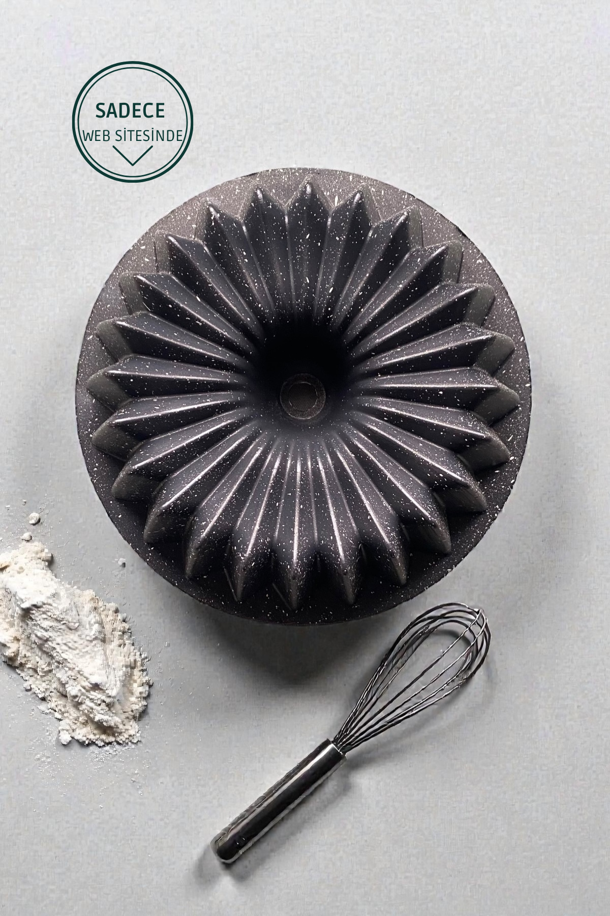 Döküm Yıldız Model Dilimli Kek Kalıbı-24 CM