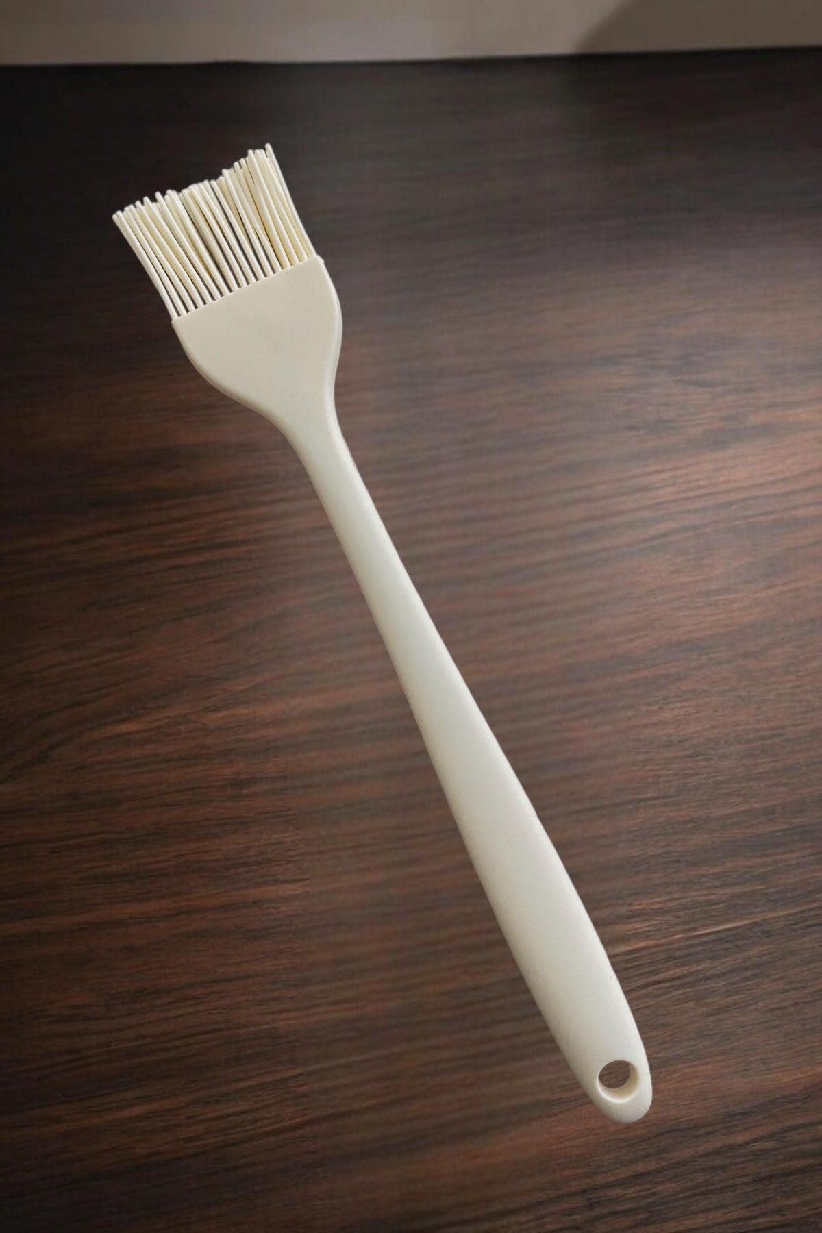 Silikon Yumurta ve Yağlama Fırçası Büyük Boy Krem Renkli Özel Seri