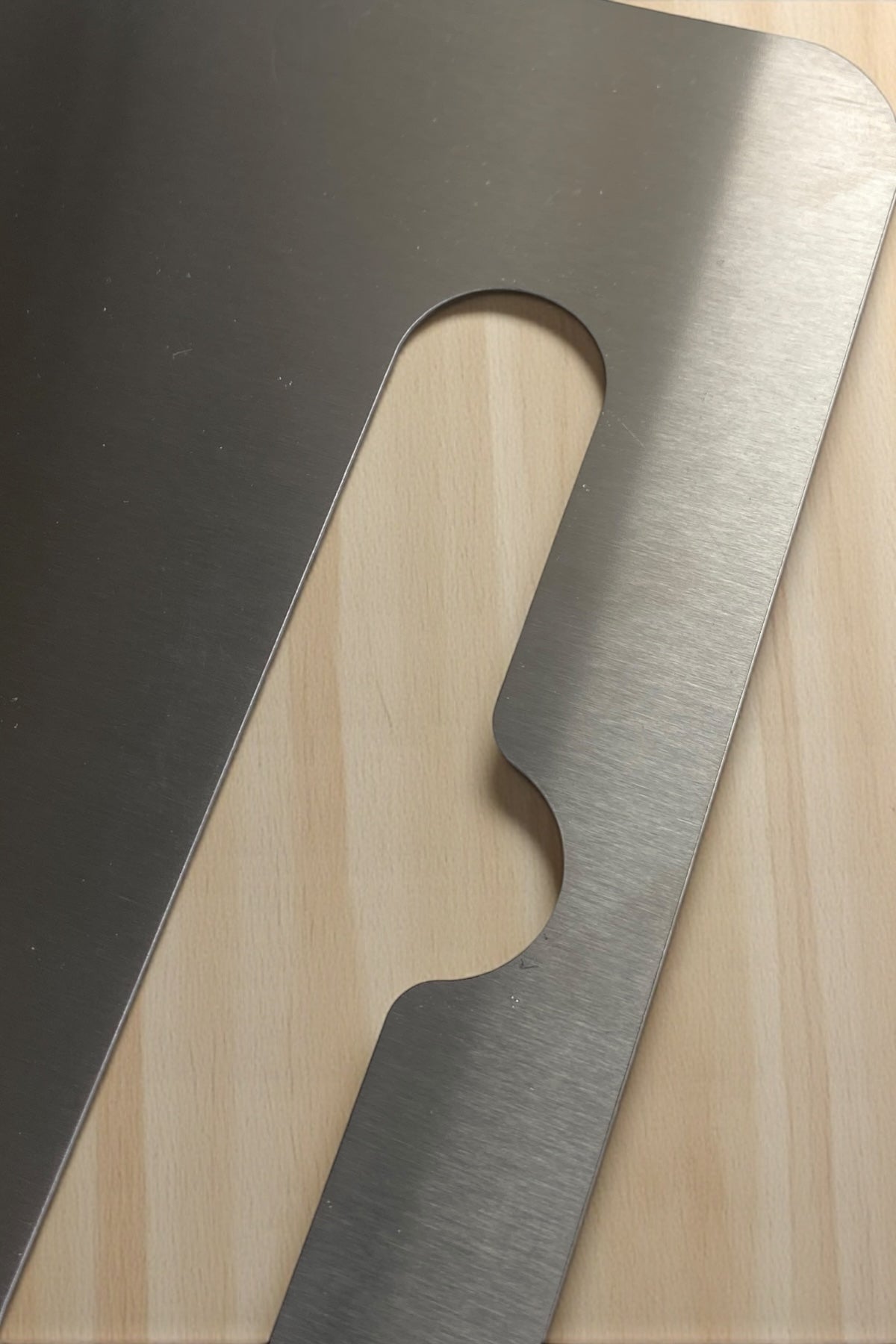 Antibakteriyel 304 Paslanmaz Çelik Kesme Panosu 29,5×20,5Cm