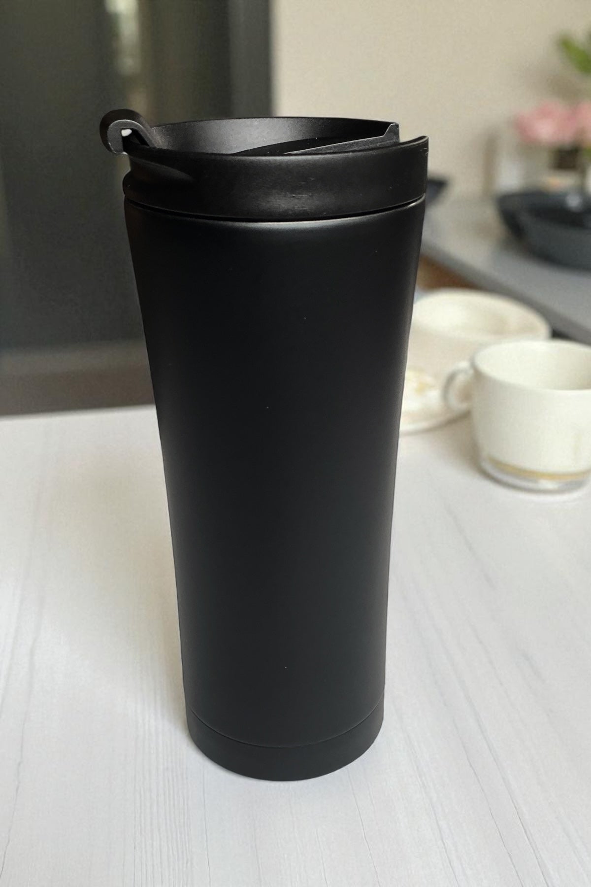 304 Paslanmaz Çelik Siyah Termos-470ML