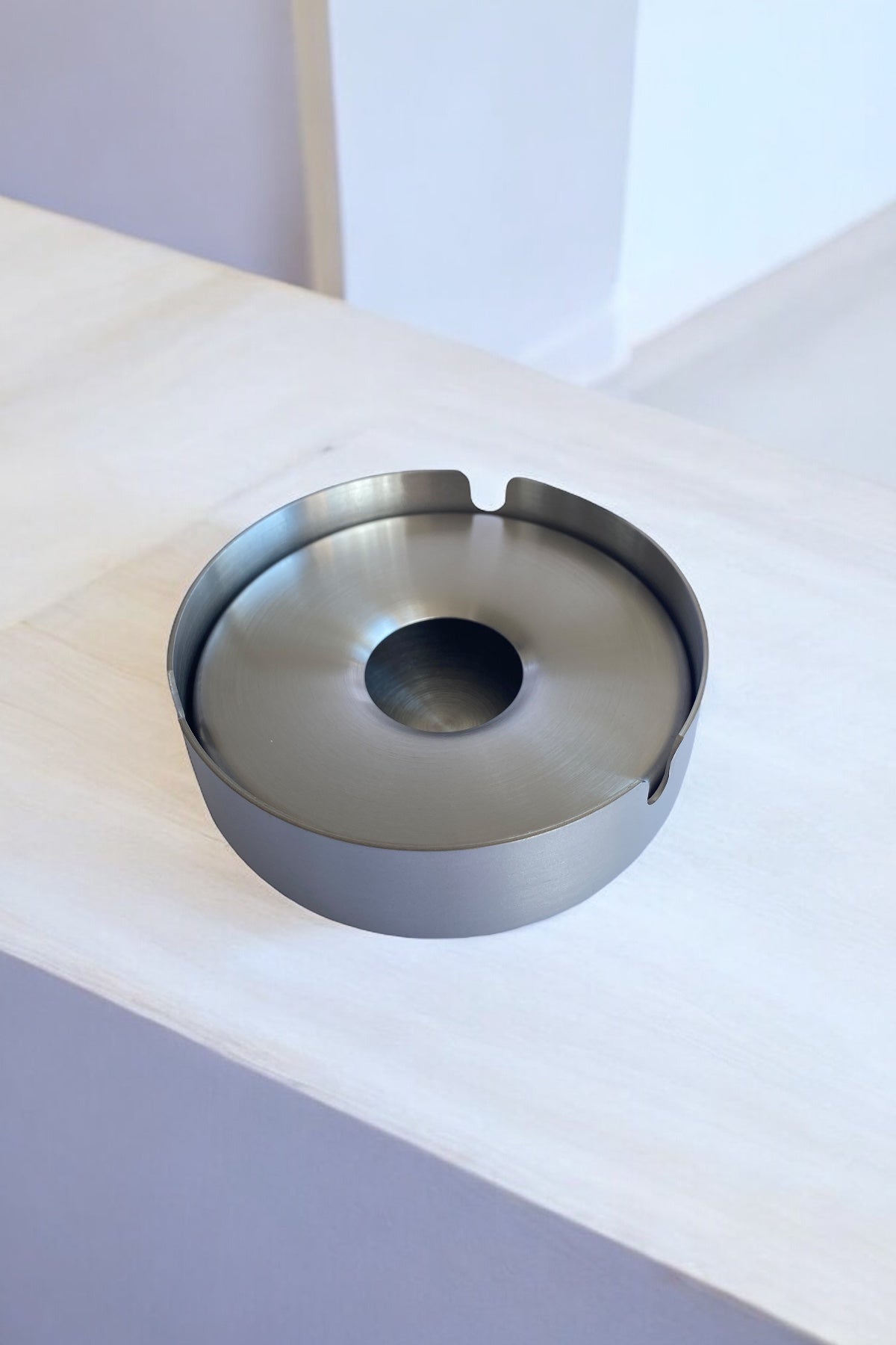 Kapaklı Paslanmaz Ve Kararmaz Çelik Küllük/ Kül Tablası - 10 Cm