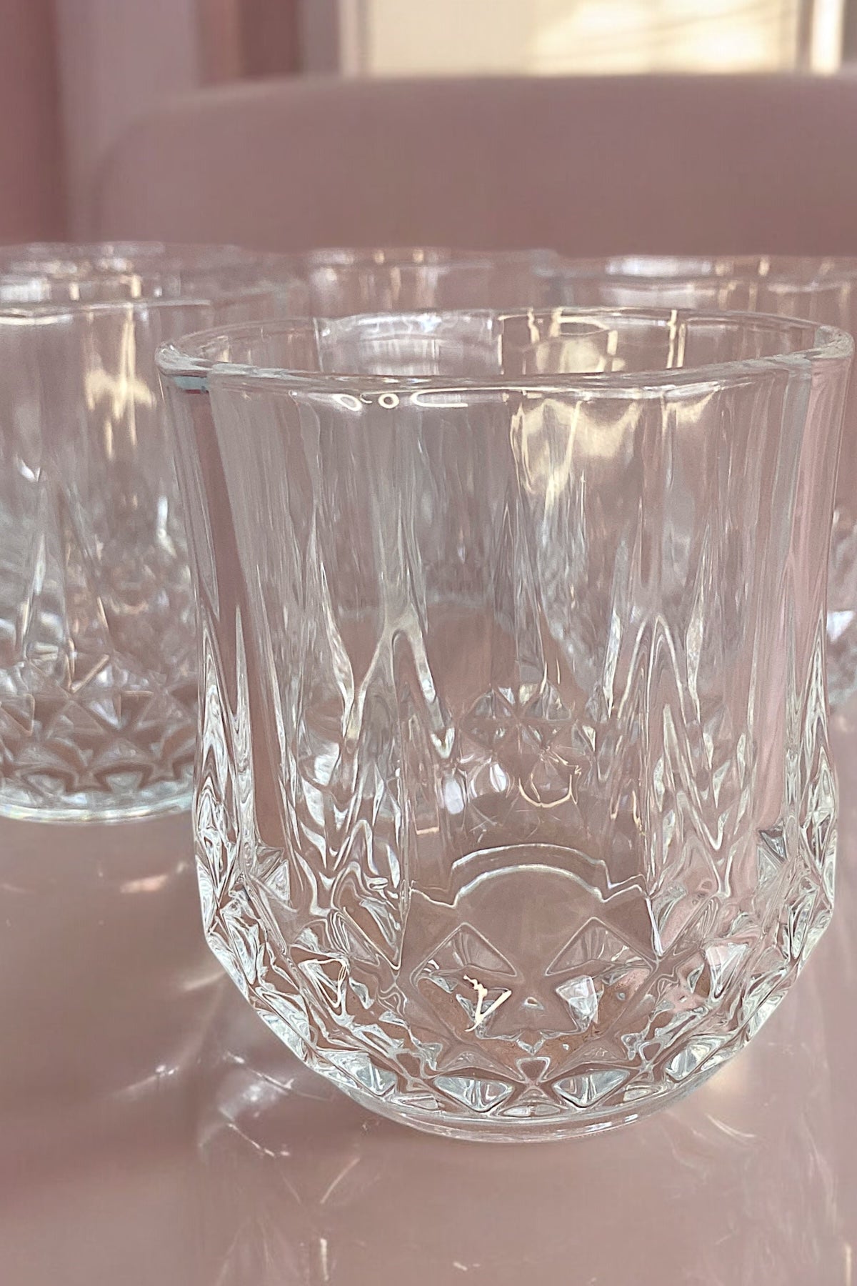 6 Adet Cam Su Bardağı Kesme Model- 300 ml