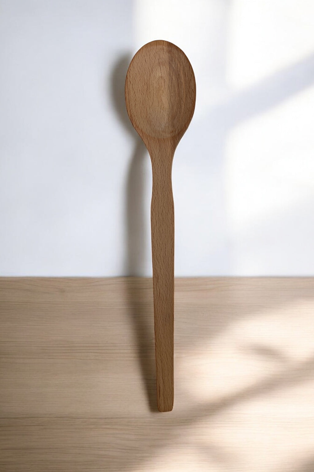 Büyük Boy Ahşap Pişirme ve Servis Kaşığı- 32,5 Cm