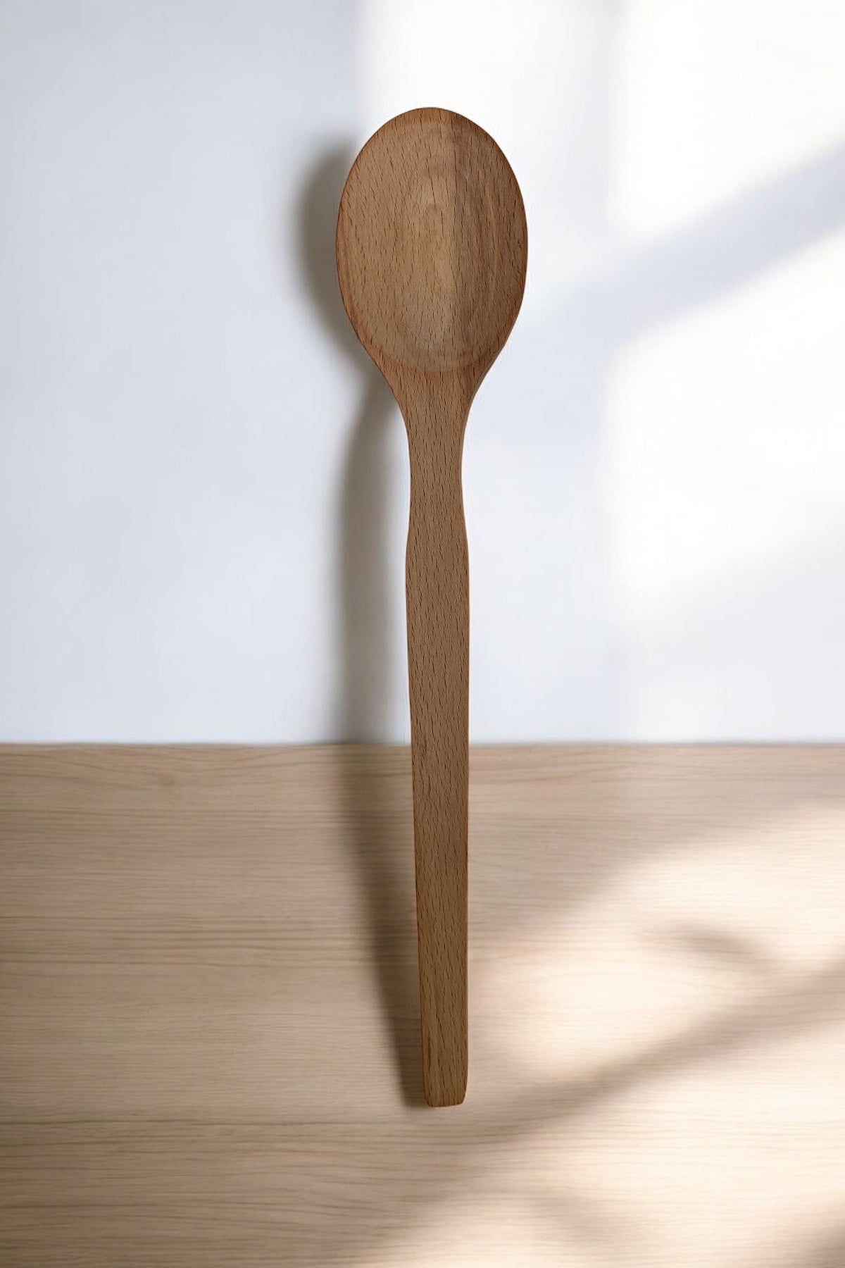 Büyük Boy Ahşap Pişirme ve Servis Kaşığı- 32,5 Cm