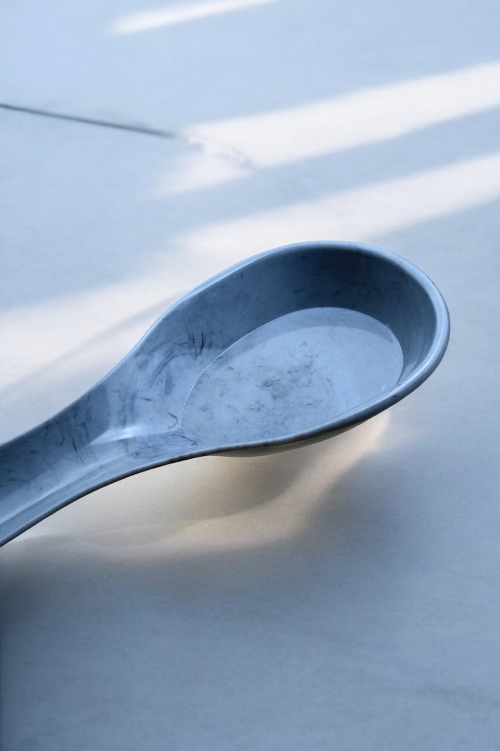 Melamin Mermer Desenli Kirli Kaşıklık- 26 CM