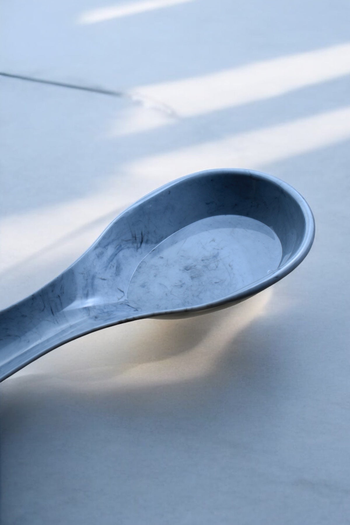 Melamin Mermer Desenli Kirli Kaşıklık- 26 CM