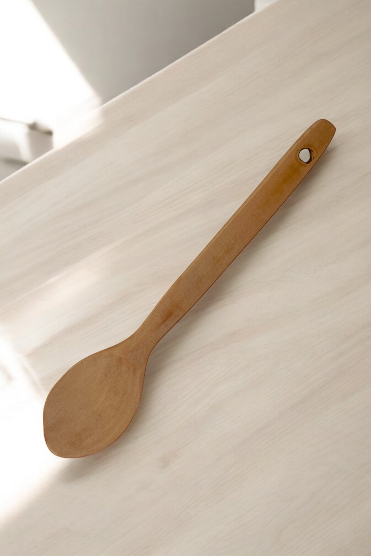 Orta Boy Ahşap Pişirme ve Servis Kaşığı- 23 Cm
