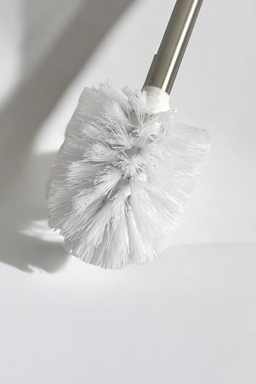 Yedek Tuvalet Fırçası/ Paslanmaz ve Kararmaz Çelik- Boy 36 CM Beyaz