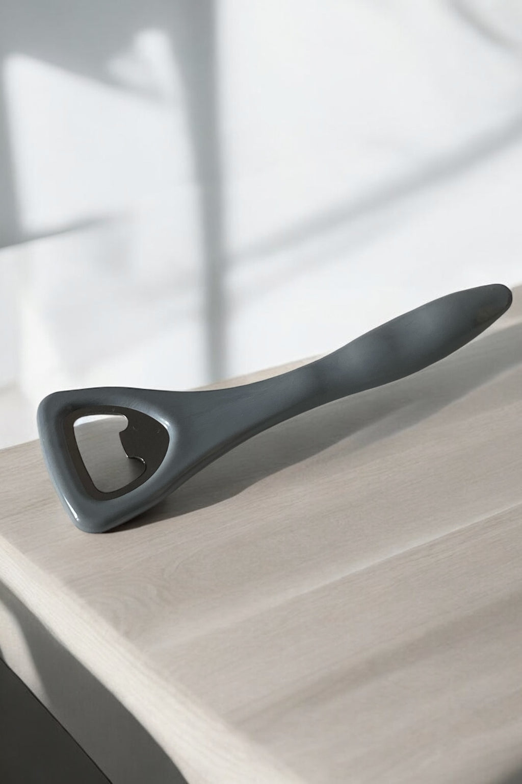 Gazoz Ve Şişe Açacağı- Gri/ Ergonomik Tutuşlu