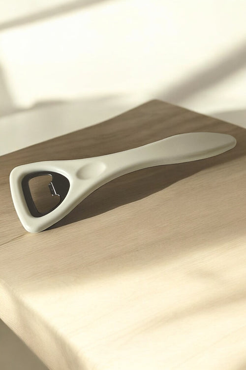 Gazoz Ve Şişe Açacağı- Beyaz/ Ergonomik Tutuşlu