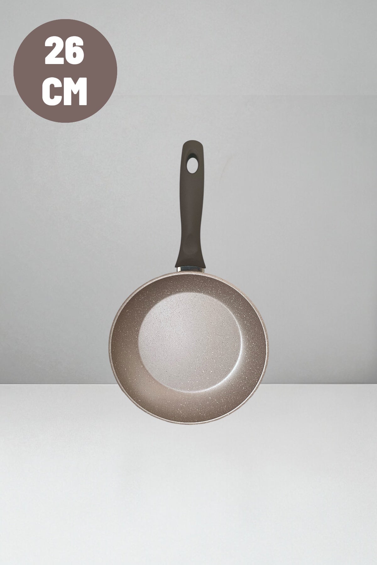 26 Cm Granit Tek Saplı Tava Yanmaz Yapışmaz Yüzey