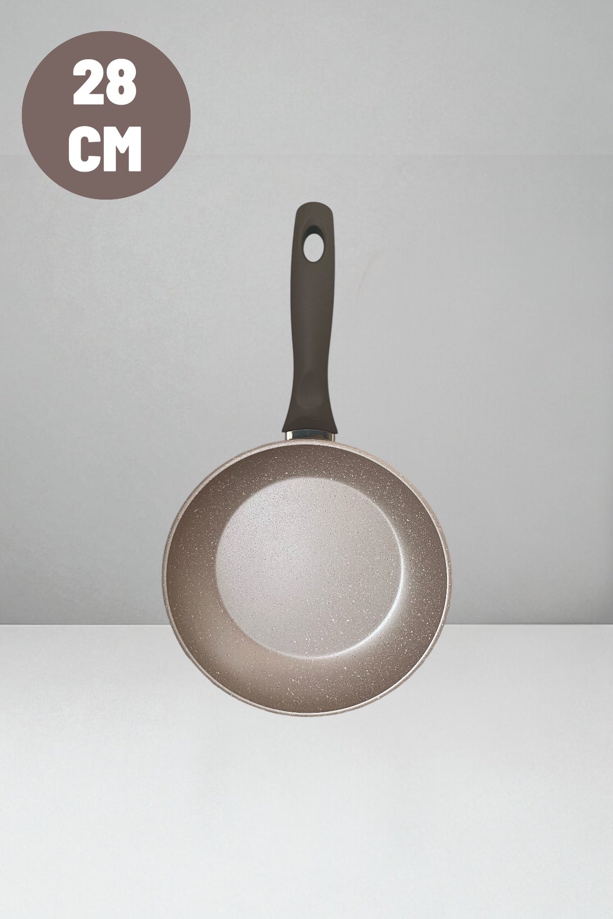 28 CM Granit Tek Saplı Tava Yanmaz Yapışmaz Yüzey