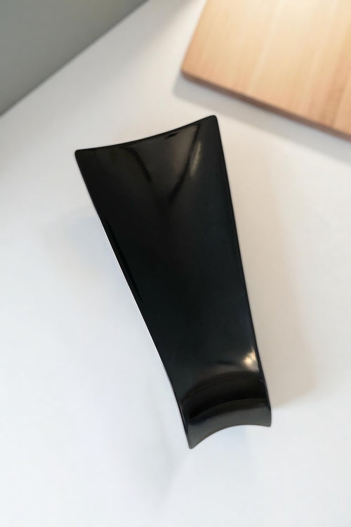 Modern Tasarım Kirli Kaşıklık Melamin/ Kırılmaz Üründür Siyah 27 Cm