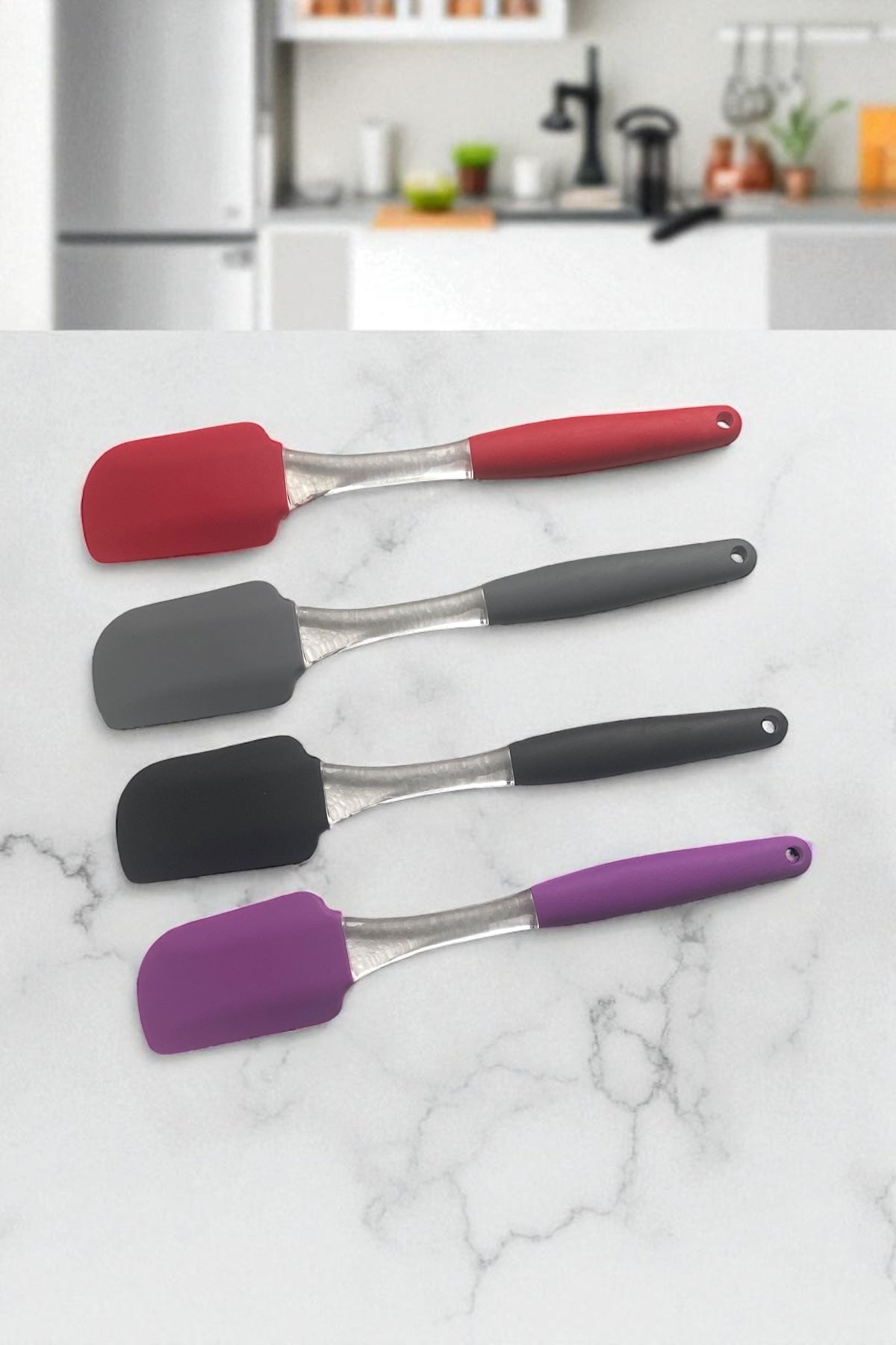 1 Adet Silikon Spatula 26,2 Cm Asorti