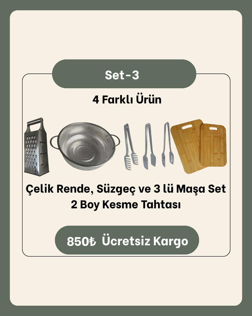 Ramazan Seti 3/ Mutfak Yardımcıları