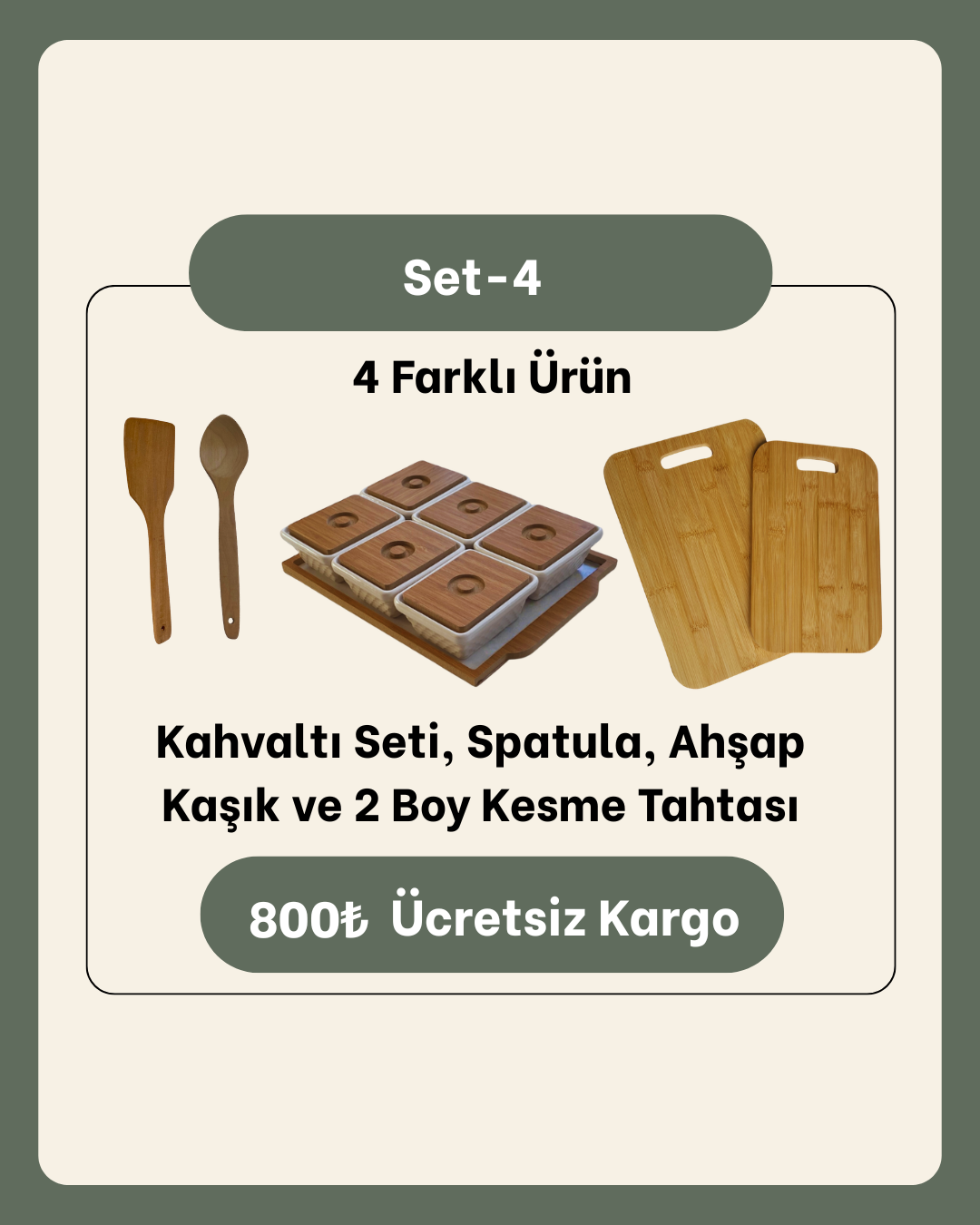 Ramazan Seti 4/ Rustik Sevenlere Özel