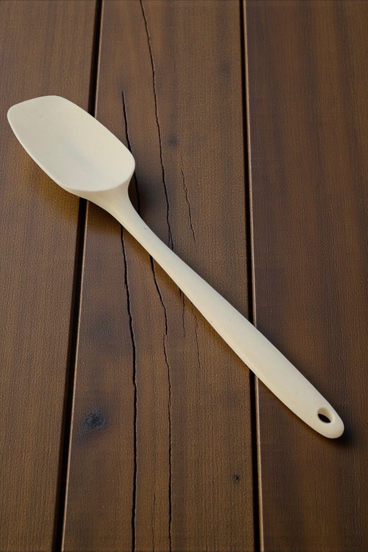Silikon Spatula Berro Model Büyük Boy/Krem Renkli-26,5 CM