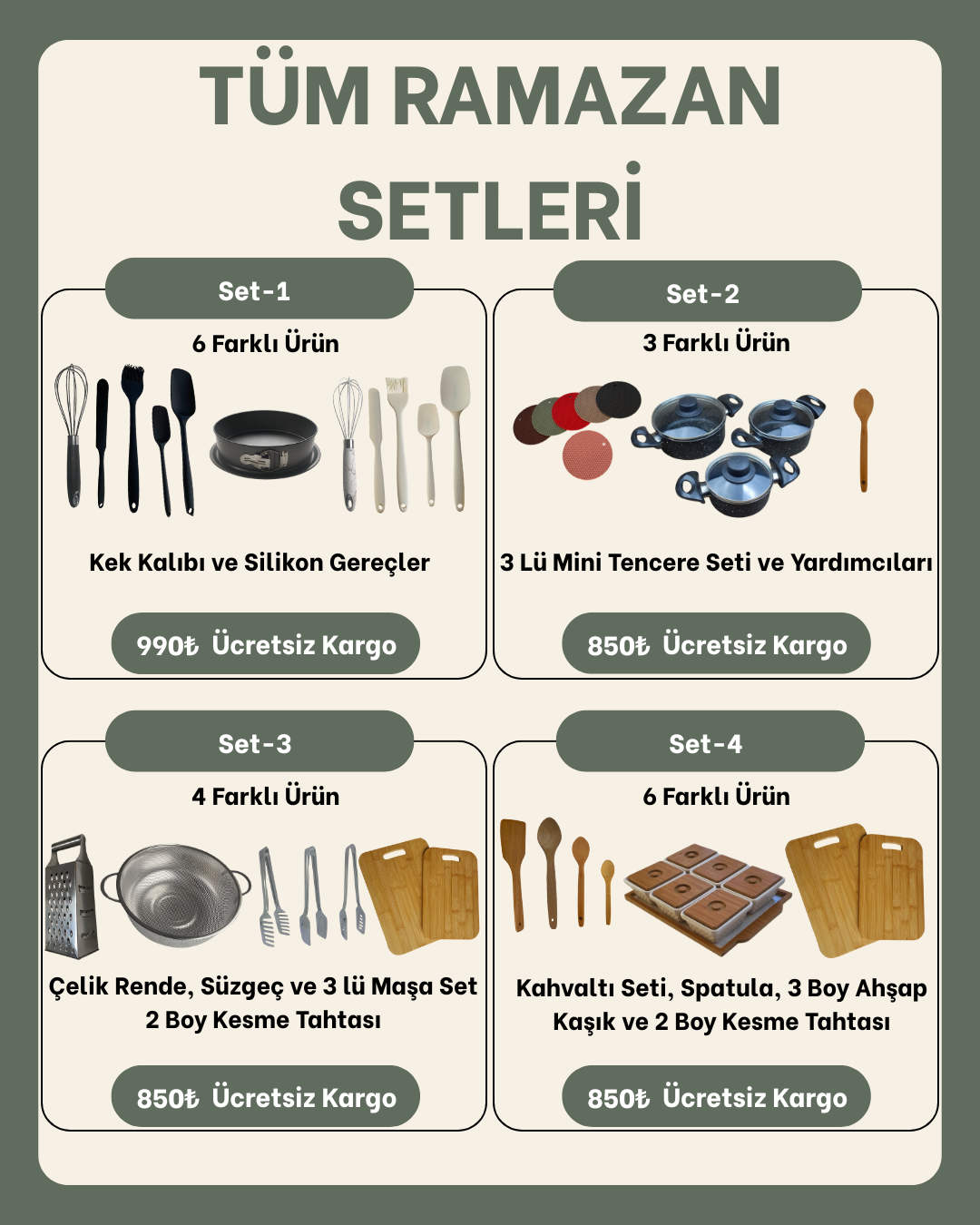 Ramazan Seti 3/ Mutfak Yardımcıları