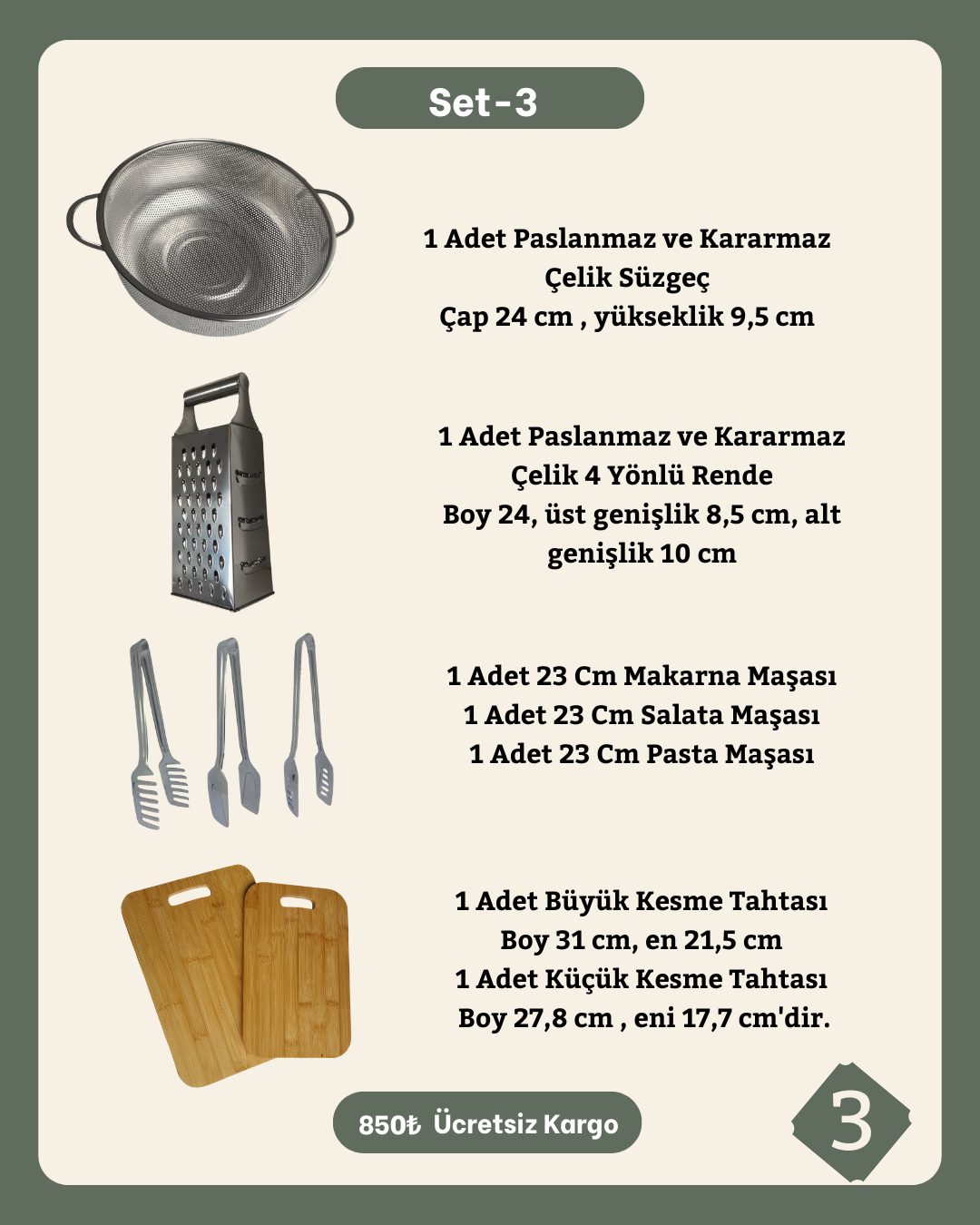 Ramazan Seti 3/ Mutfak Yardımcıları