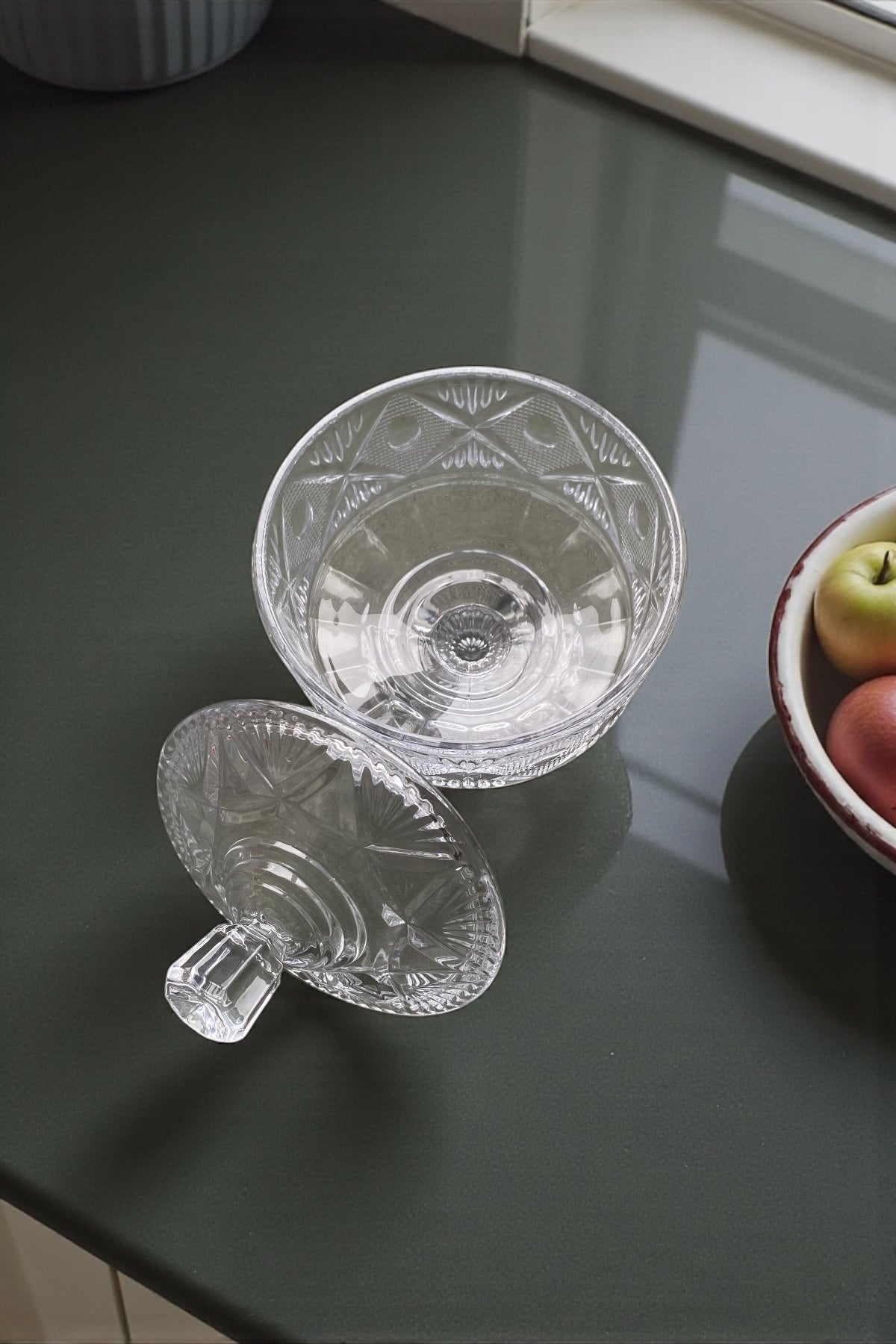 Cam Ayaklı Şekerlik (Ürün Ebatları İçin Açıklamaya Bakınız)