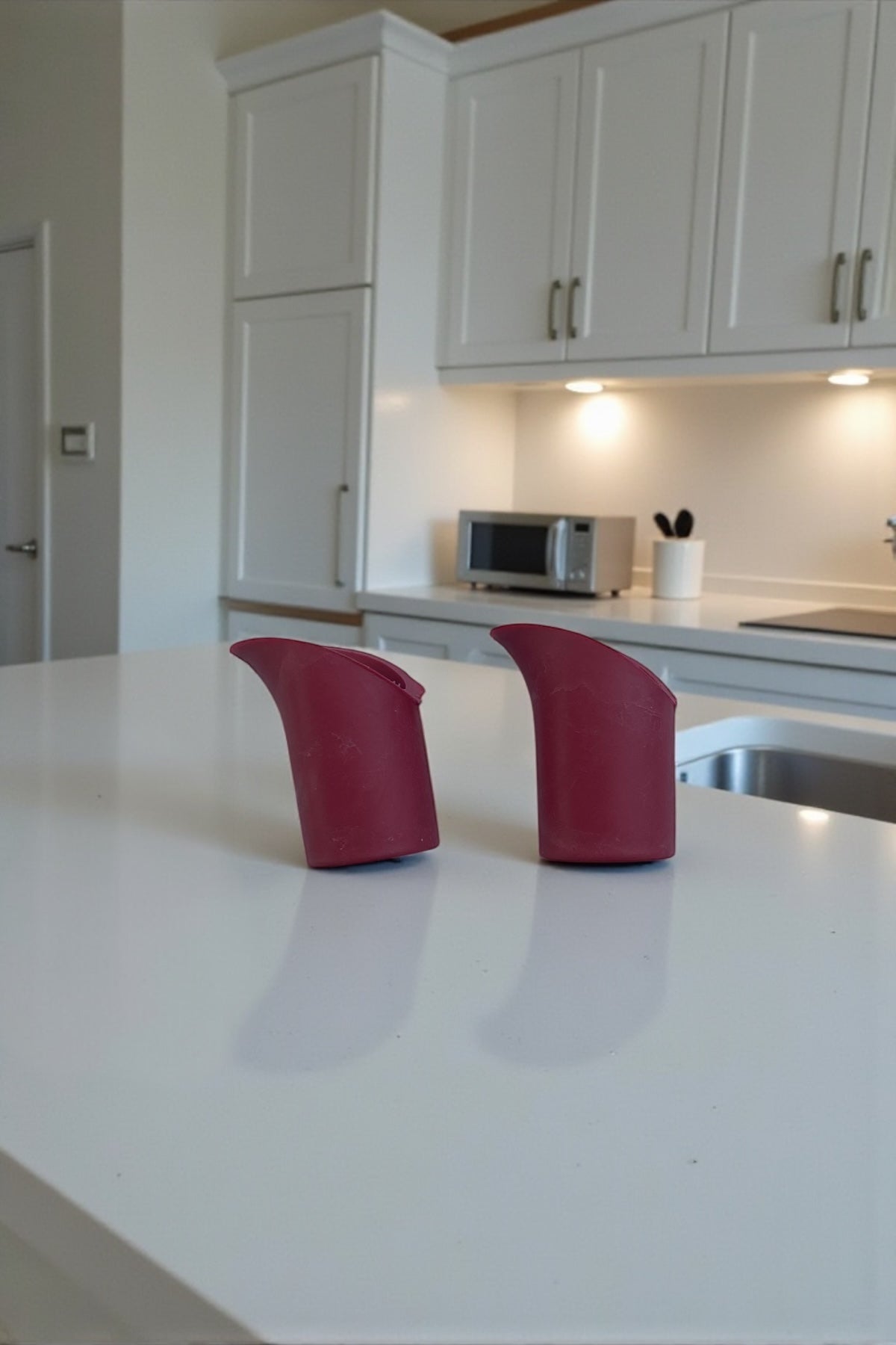 2'li Çaydanlık Ucu Sızdırmaz Silikon-Kırmızı