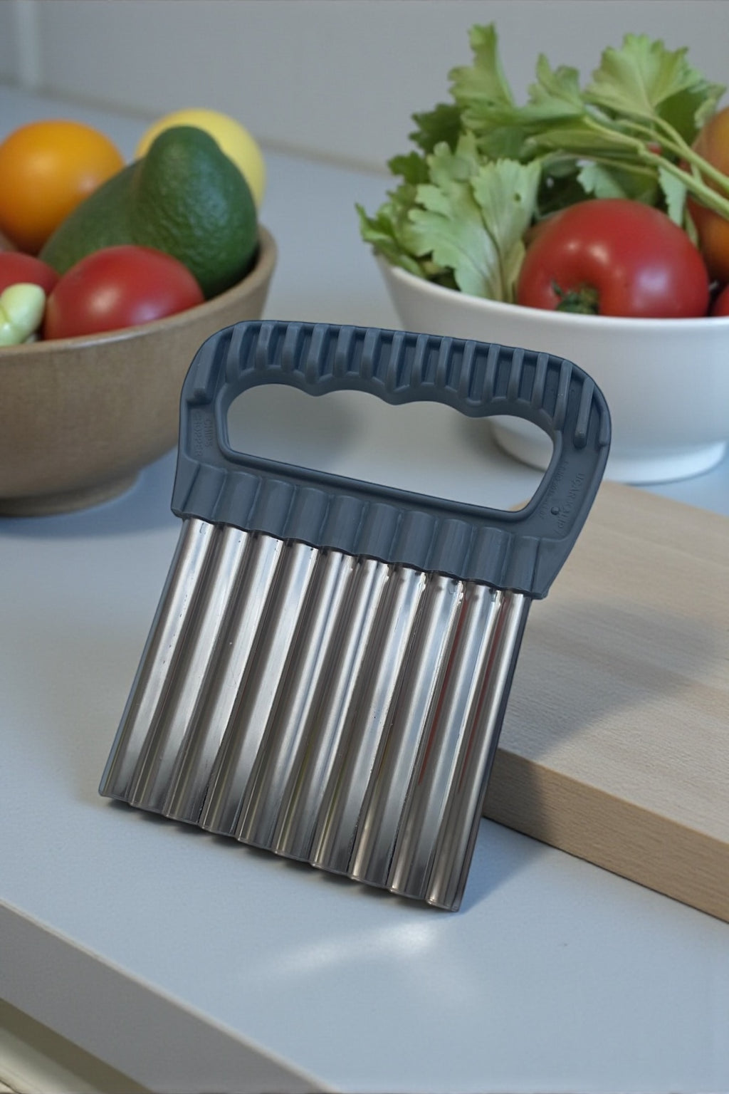 Şekilli Kesen Pratik Dilimleyici/Şekilli Bıçak-Gri Renk