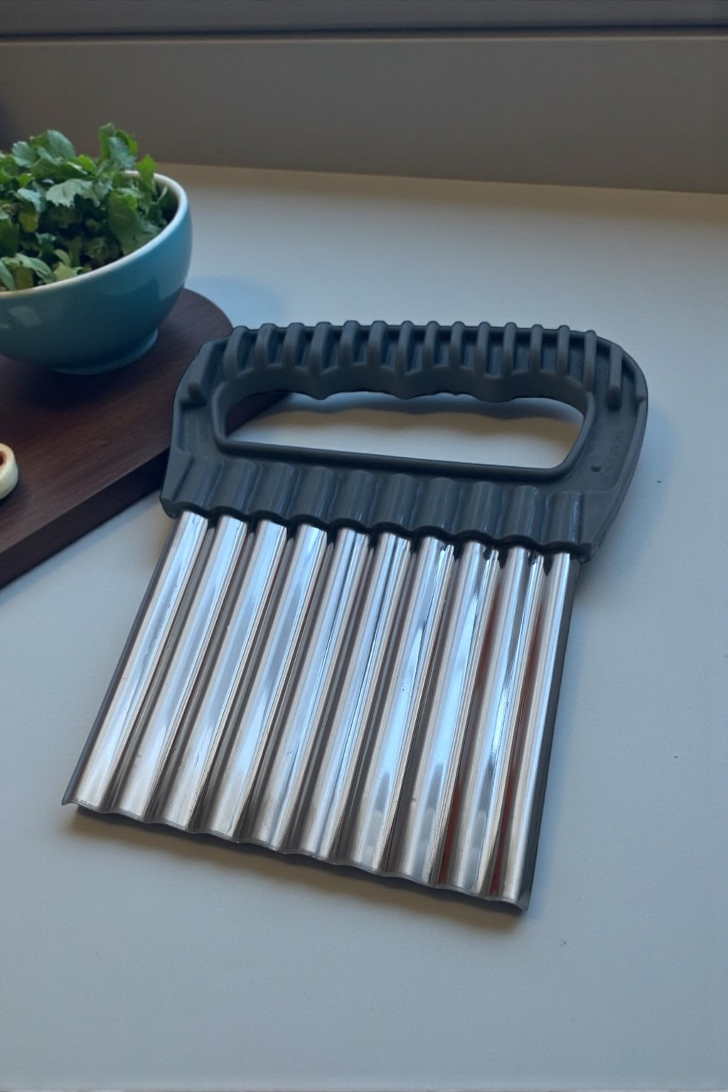 Şekilli Kesen Pratik Dilimleyici/Şekilli Bıçak-Gri Renk